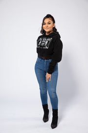 Classic Logo Crop Top Hoodie | All My Friends Are Rappers