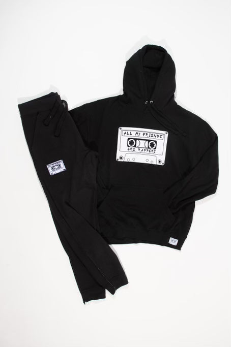 Black Joggers and Sweater Set | All My Friends Are Rappers