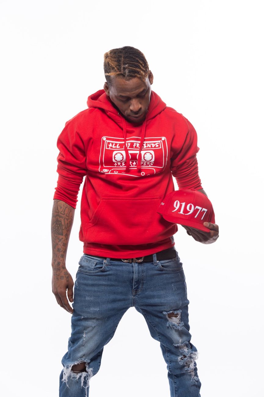 RedClassicLogoHoodie_AllMyFrie